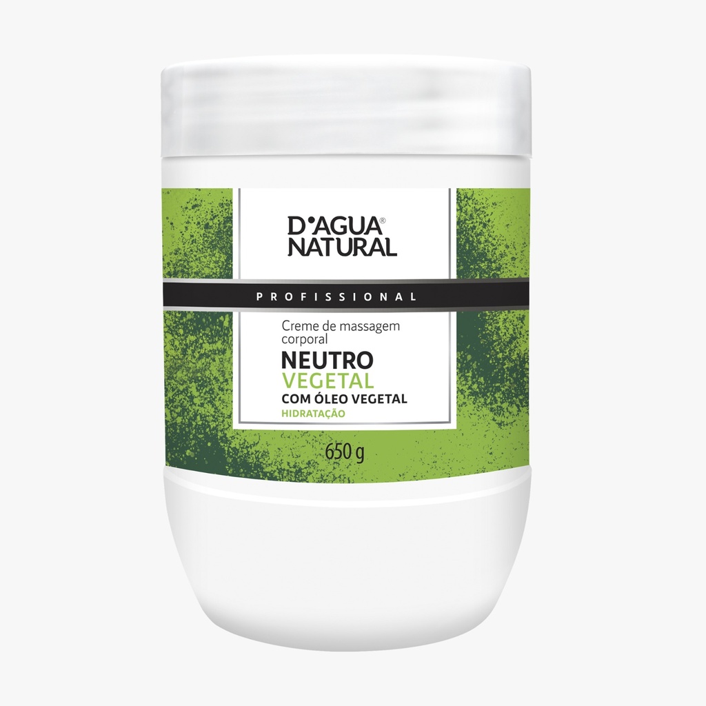 CREME DE MASSAGEM NEUTRO COM OLEO VEGETAL
