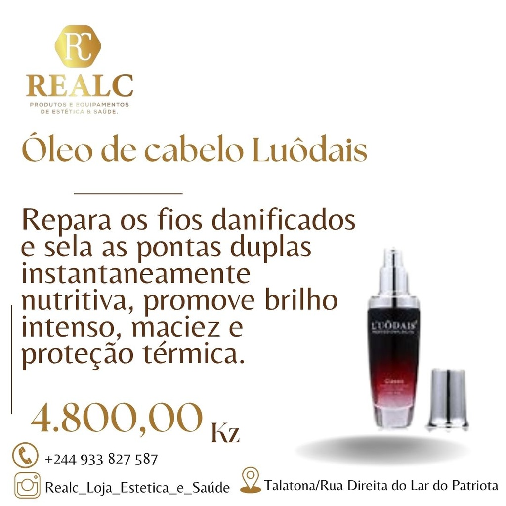 OLEO DE CABELO LUADAIS 80ML