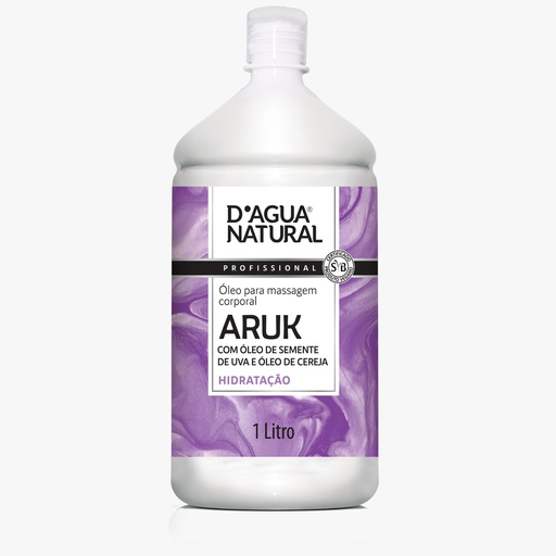 [OLEO DE MASSAGEM D'AGUA ARUK] OLEO DE MASSAGEM PERFUMADO ARUK D'AGUA