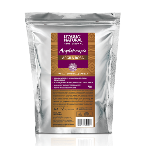 ARGILA EM PO ROSA 500G